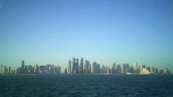多哈的卡塔尔、中东