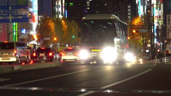 日本新宿的交通状况