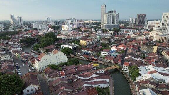 马六甲的历史地标建筑和旅游景点