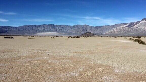 死亡谷的干燥景观