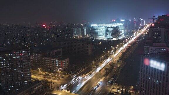 鸟瞰图北京朝阳门地区