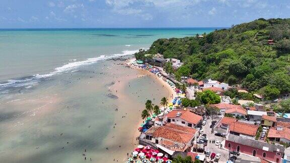 巴西东北部里约热内卢GrandedoNorte的琵琶海滩
