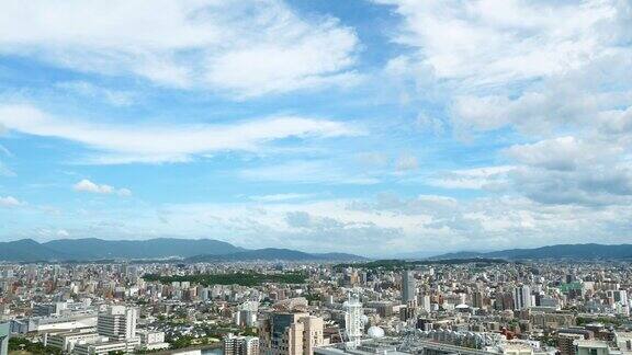 日本福冈市的风景