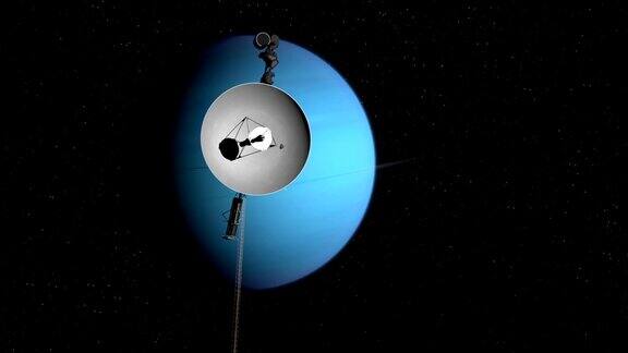 旅行者号太空探测器接近天王星