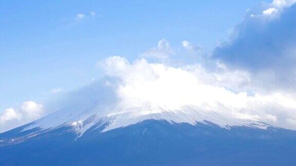 日本富士山的时间流逝