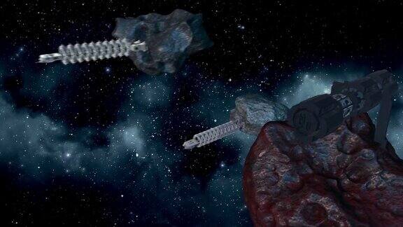 太空货物小行星运输