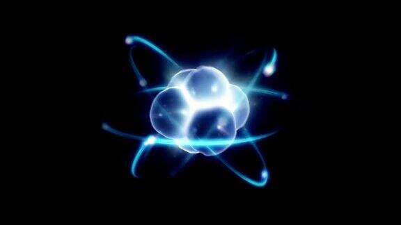 原子旋转与原子核和电子-可循环