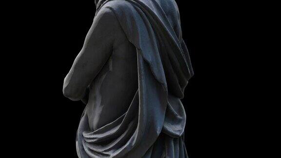 阿斯克勒庇俄斯雕像旋转细节