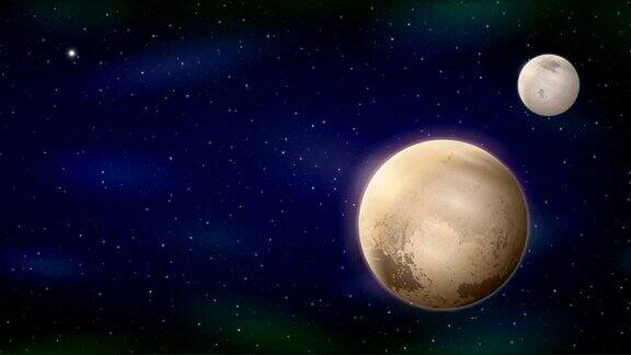 行星冥王星无缝环