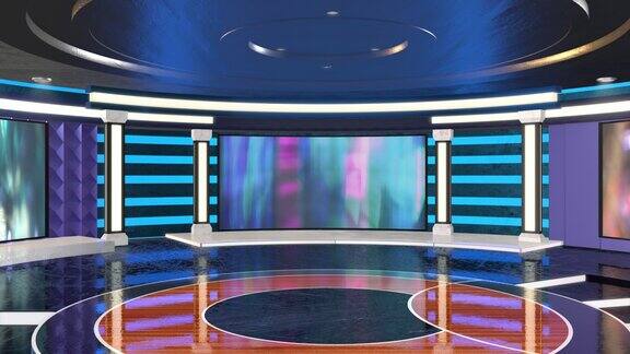 电视演播室虚拟演播室理想的绿屏合成