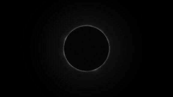 日全食月球大部分覆盖了可见的太阳创造了一个钻石戒指的效果抽象的科学背景高细节4k3D渲染