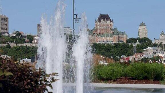 加拿大魁北克市的夏季景观