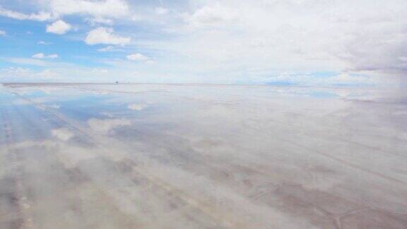 视野宽广的玻利维亚盐滩