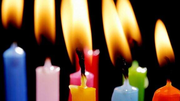 丰富多彩的生日蜡烛