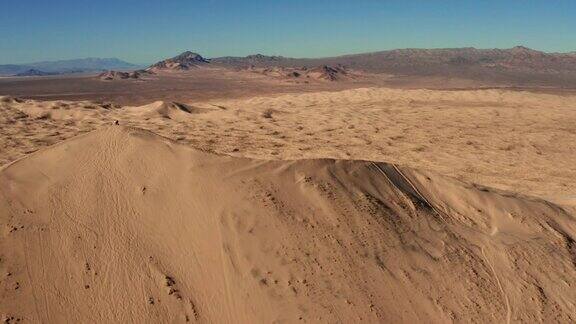 莫哈韦沙漠在加利福尼亚鸟瞰图