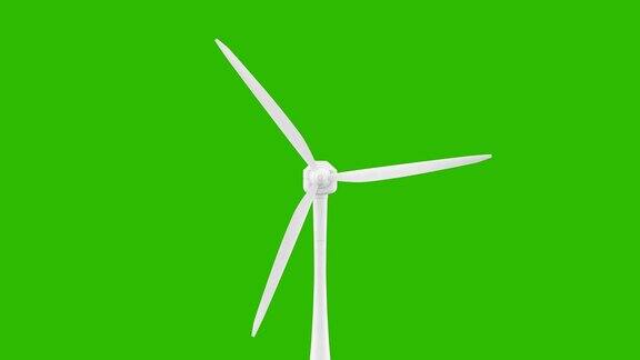 循环风力涡轮机风车能源风力发电技术绿色能源