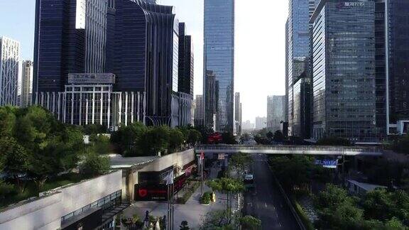 无人机航拍的景观在深圳中国