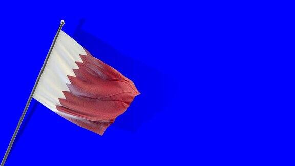 卡塔尔国旗上升