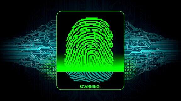 对指纹扫描的过程-数字安全系统对指纹扫描的结果进行访问授予