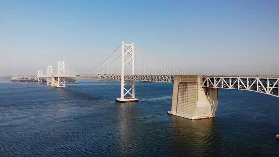 美丽的濑户桥鸟瞰图