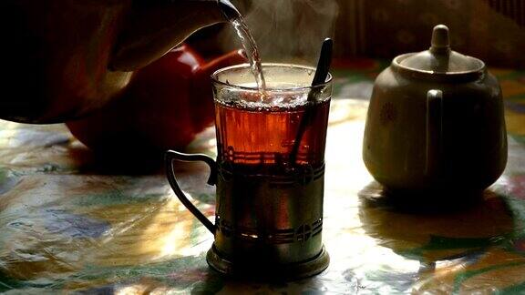 早晨的静物与茶
