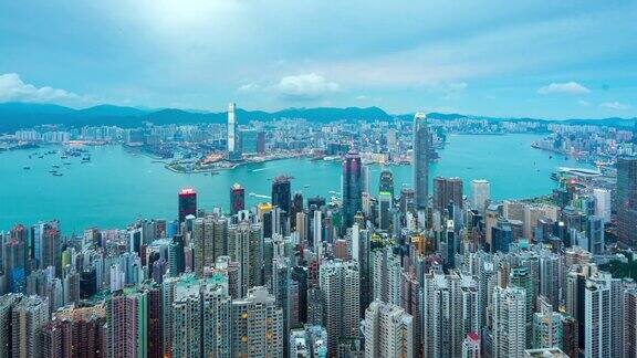 香港城市全天景观