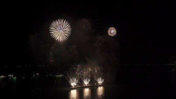 夜空中的4K烟花