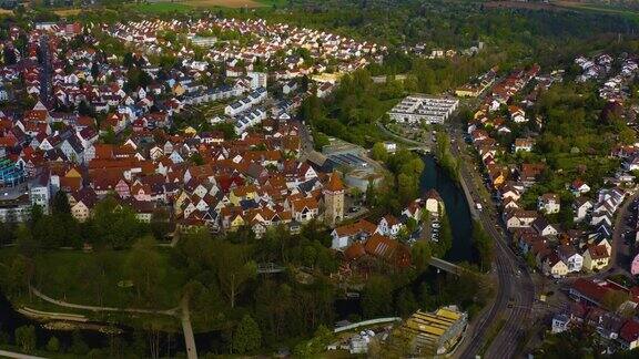 德国威布林根市鸟瞰图