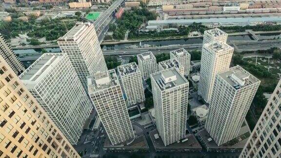TD摩天大楼鸟瞰图北京中国