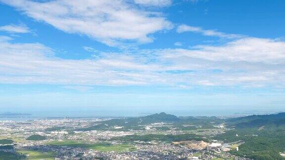 日本福冈市的风景