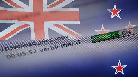 在电脑上下载文件新西兰国旗