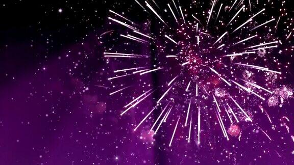 新年的焰火新年庆祝背景快乐