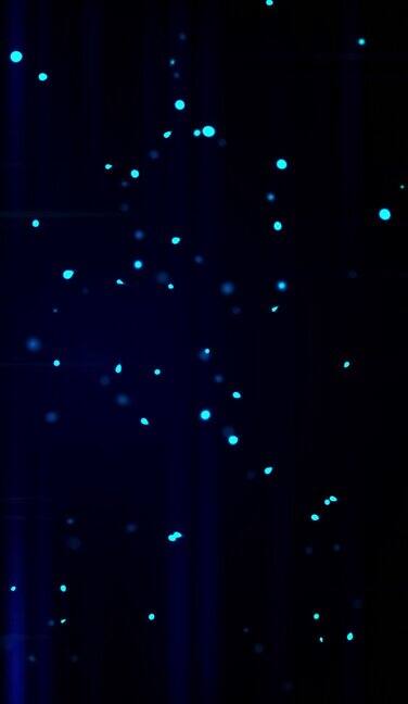 彩色散景粒子火花和闪闪发光的背景与无限循环清晰优雅的充满活力的动画萤火虫垂直916格式智能手机病毒视频社交媒体