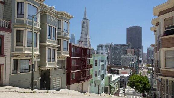 旧金山建筑新与旧