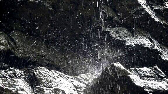 布雷塔克拉姆峡谷侵蚀Allgäu巴伐利亚旅游自然奇迹4K