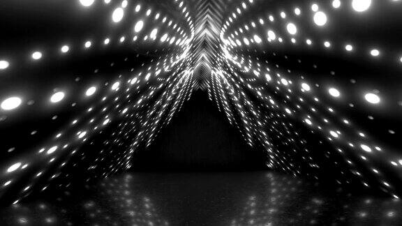 灯光led舞蹈三角隧道环形走廊无缝的形象