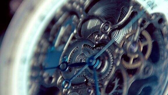 古董手表的机械装置宏