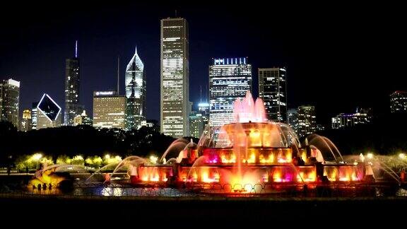 白金汉喷泉芝加哥