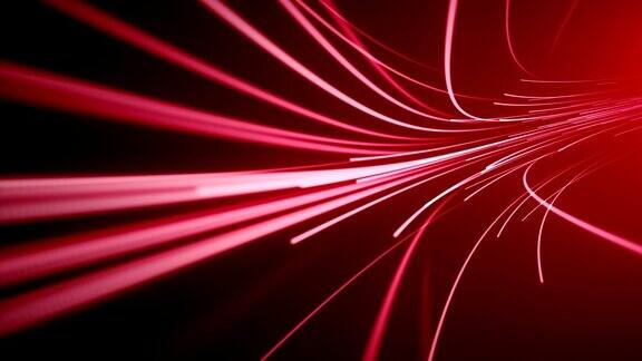 红色光纤抽象背景(可循环)