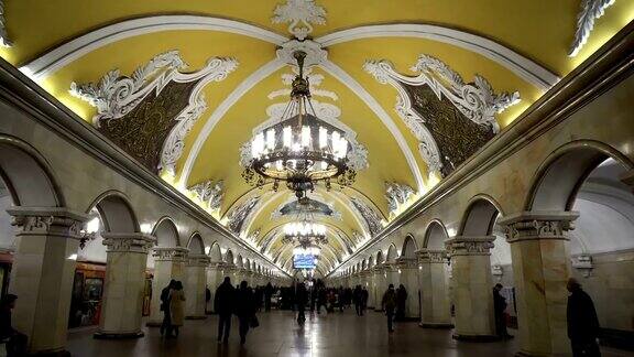 莫斯科共青团地铁(环线)大厅