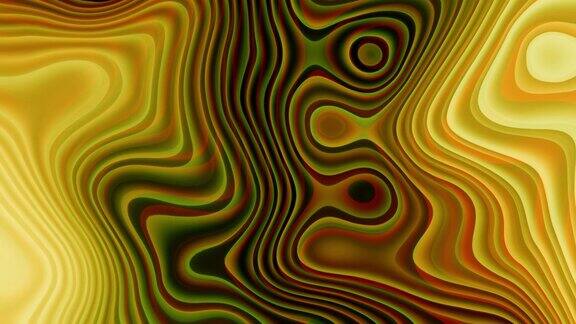 抽象动画与波浪液体彩色三维梯度与不同的梯度背景m_17
