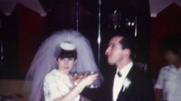 1960年的婚礼敬酒