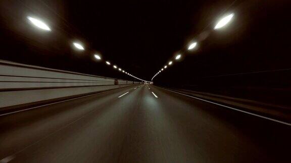隧道驾驶-4k-