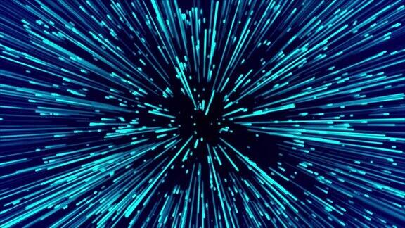 抽象数据流空间光线爆炸的效果科幻电影壁纸3d渲染