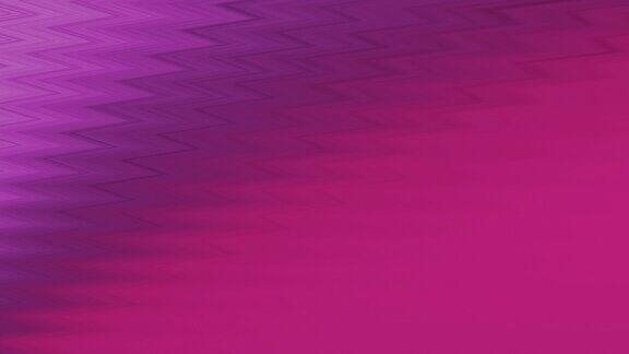 抽象紫色和粉红色之字形背景风格化几何波股票视频