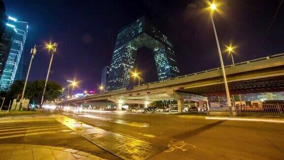 时间的流逝中国北京的城市景观