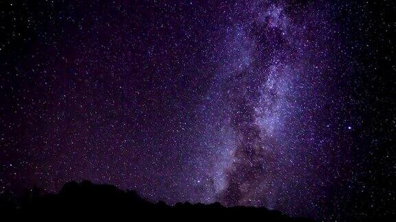 恒星时间流逝银河系夜晚
