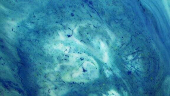 大理石抽象丙烯酸背景蓝色大理石花纹艺术品纹理
