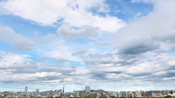 日本福冈市的风景