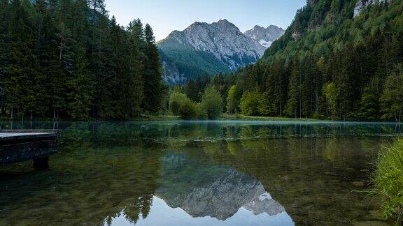 美妙山湖耶泽斯科斯洛文尼亚